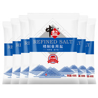 PLUS會員！中鹽 不加碘精制食用鹽400g*6袋裝