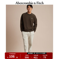 Abercrombie & Fitch 小麋鹿美式通勤抓絨衛(wèi)褲330654-1 奶