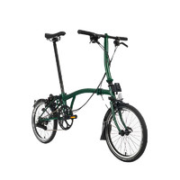 BROMPTON 小布C Line郵政綠 M把/S把6速L版輕便便攜折疊自行車 16英寸 M 郵政綠把-標(biāo)準(zhǔn)坐墊