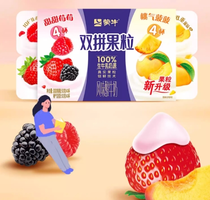 蒙牛双拼果粒风味酸奶90g*24杯