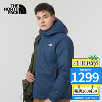 THE NORTH FACE 北面 棉服男款冬季戶(hù)外運(yùn)動(dòng)外套防風(fēng)保暖舒適透氣防潑水休閑服 JRQ-藍(lán)色 M