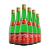西凤酒55度绿瓶高脖500ml*6瓶凤香型白酒纯粮酒光瓶无盒省外版
