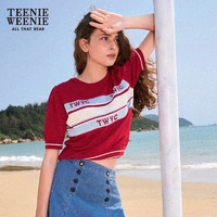 TEENIE WEENIE 小熊圓領(lǐng)套頭針織衫 TTKW226409N