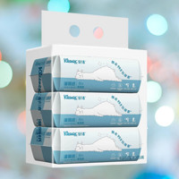 Kleenex 舒潔 濕廁紙80P*3包衛(wèi)生濕巾濕紙巾潔廁紙可沖清爽家庭裝便