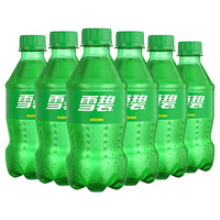 Coca-Cola 可口可樂 碳酸汽水雪碧芬達(dá) 雪碧300ml*6瓶