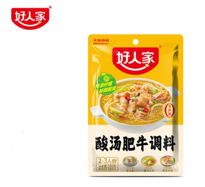 TEWAY FOOD 好人家 酸湯肥牛調(diào)料100g2-3人份