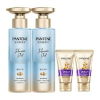 PANTENE 潘婷 深水泡彈洗發(fā)露300g*2+護(hù)發(fā)素40ml*2