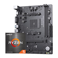 MAXSUN 銘瑄 挑戰(zhàn)者 B450M 主板+AMD Ryzen 銳龍 R5 5600盒裝處理器 板U套裝