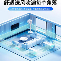 電風(fēng)扇家用靜音2024新款落地扇臺式超制冷空調(diào)大風(fēng)力電扇宿舍一級