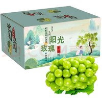 朵界 一級果 陽光玫瑰 葡萄 凈重2.5斤（單果6-12g）