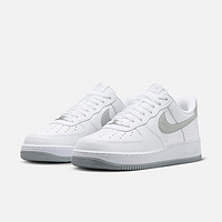 NIKE 耐克 AIR FORCE 1 '07灰白空軍一號(hào)低幫小白鞋休閑運(yùn)動(dòng)板鞋F(xiàn)J4146-100