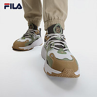 FILA 斐樂 官方男鞋2024復(fù)古運(yùn)動鞋跑步鞋厚底透氣網(wǎng)面鞋休閑老爹鞋男