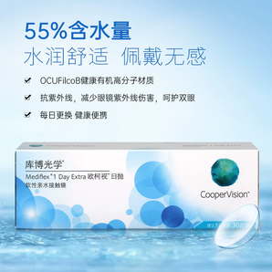 健康日拋！CooperVision 庫博 歐柯視 近視隱形眼鏡日拋30片