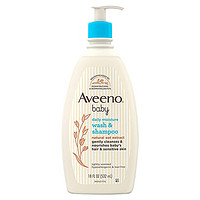 Aveeno 艾惟諾 嬰兒天然燕麥無淚洗發(fā)沐浴二合一 532ML