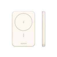 UGREEN 綠聯(lián) PB560 磁吸無線移動電源 白色 5000mAh Type-C 15W