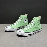 CONVERSE 匡威 新款匡威ALL Star 純色男女高幫帆布鞋粉綠色休閑鞋170465C