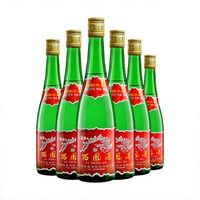 西鳳酒 55度綠瓶高脖500ml*6瓶鳳香型白酒純糧酒光瓶無盒省外版