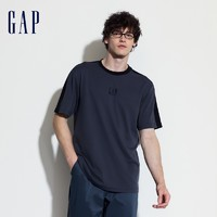 Gap 蓋璞 男女裝2024夏季新款吸濕速干涼感短袖T恤撞色運動上衣464169