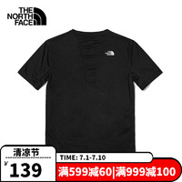 THE NORTH FACE 北面 t恤短袖男2024春夏新款上衣運動戶外舒適休閑透氣快干半袖