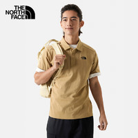 THE NORTH FACE 北面 短袖男戶外棉質(zhì)休閑透氣寬松舒適翻領(lǐng)Polo衫8AV3 PLX L