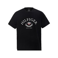 TOMMY HILFIGER 湯米希爾費(fèi)格（Tommy Hilfiger）男士休閑短袖T恤09T4275 黑色 S