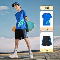 SKECHERS 斯凱奇 兒童短袖套裝