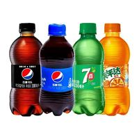 pepsi 百事 8瓶百事系列美年達(dá)300ml瓶便攜可樂七喜碳酸冷飲料