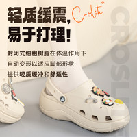 crocs 卡駱馳 洞洞鞋貝雅沙灘鞋戶外透氣拖鞋時尚涼鞋208186-11S