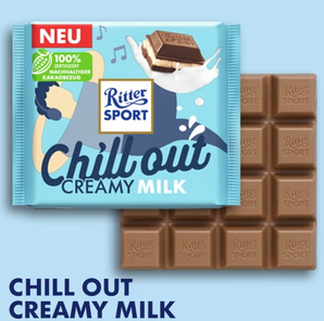 Ritter SPORT 瑞特滋 奶油夾心牛奶巧克力100g