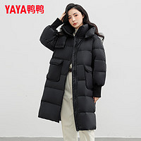 YAYA 鴨鴨羽絨服 羽絨服女長款過膝 YE3B627536A