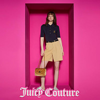 Juicy Couture 橘滋 女士簡約翻領(lǐng)針織衫 620123SS2970V064