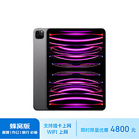 Apple 蘋果 iPad Pro 11英寸平板電腦 2022年款(2TB 5G版/MNYX3CH/A)深空灰色 蜂窩網(wǎng)絡