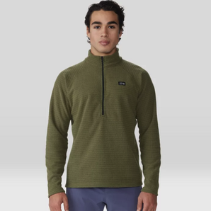 MOUNTAIN HARDWEAR 山浩 SUMMIT GRID? 1/2拉鏈 男士抓絨衣 多色可選