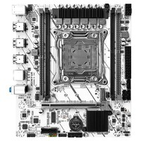 JINGYUE 精粵 X99M-H D3/D4主板2011-3針主板CPU套裝游戲E5 2666V3 2696V3 精粵X99M-D D3主板 搭配E5 2666V3