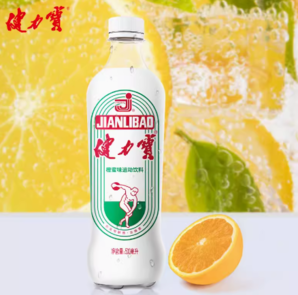 88VIP！JIANLIBAO 健力寶 國(guó)潮經(jīng)典橙蜜味運(yùn)動(dòng)飲料500ml×15瓶