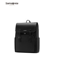 Samsonite 新秀麗 男士輕奢牛皮革翻蓋商務雙肩包 NV0*09003