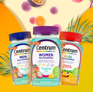 Centrum 善存 海外男士多種礦物質(zhì)復(fù)合維生素軟糖維生素C100粒