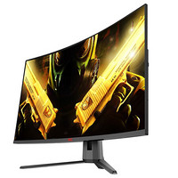 HKC 惠科 SG32QC 31.5英寸 VA 曲面 FreeSync 顯示器（2560×1440、144Hz、90%DCI-P3）