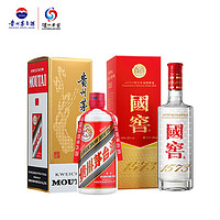 MOUTAI 茅臺(tái) 飛天茅臺(tái) 2023年  53度 醬香型白酒 500ml 單瓶+國窖1573 52度 濃香型白酒 500ml 單瓶