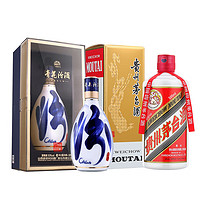 汾酒 青花30 復(fù)興版 53度 清香型白酒 500ml 單瓶+茅臺(tái) 2023年 飛天 53度 醬香型白酒 500ml 單瓶