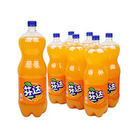 Fanta 芬達(dá) 可口可樂 Fanta 橙味 汽水 碳酸飲料 2L*6瓶