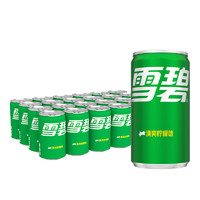 Sprite 雪碧 可口可樂 雪碧 Sprite 汽水飲料 200ml*24罐 整箱裝