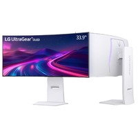 LG 樂金 34GS95QE 33.9英寸 OLED曲面顯示器（3440×1440、240Hz、98.5%DCI-P3、HDR400）