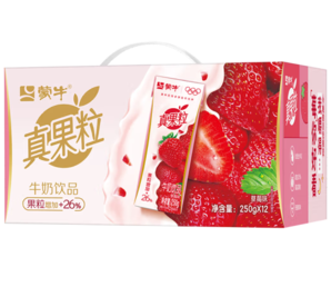 MENGNIU 蒙牛 真果粒 牛奶飲品（草莓）250g×12盒