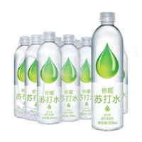 yineng 依能 無糖無汽弱堿 蘇打水飲料 500ml瓶 可飲用水 塑膜裝 青檸味500ml*12瓶