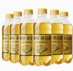 秋林·格瓦斯俄式面包發(fā)酵工藝東北特產(chǎn)350ml*6瓶