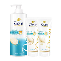 Dove 多芬 滋養(yǎng)水潤洗發(fā)水700g+護發(fā)素195g*2