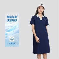 SKECHERS 斯凱奇 女士涼感POLO連衣裙