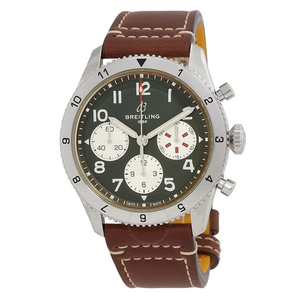 BREITLING 百年靈 綠色表盤(pán)機(jī)械男表 A233802A1L1X1