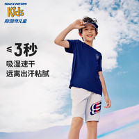 SKECHERS 斯凱奇 兒童速干短袖